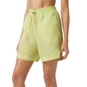 Lululemon Clear Intention Short Lemon Vibe, Mesh, Sheer, Post Workout, Size 8